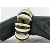 Image 2 : Water Buffalo Horn & Bone Stretch Bracelet (JEW-1918)