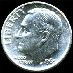 1963 FDR 10c MS65/66 (COI-12550)