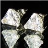 Image 1 : 7.12twc Lab Diamond White Gold Vermeil/925 Stud Earrings (JEW-4002)