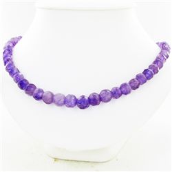 275ct Untreated African Amethyst Faceted Beads  (JEW-3799)