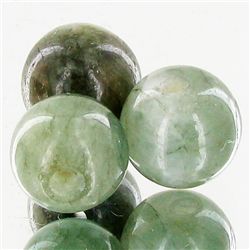 34.09ct Green Jade Beads Parcel (GEM-49739)
