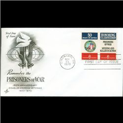 1970 US First Day Pair Postal Cover (STM-2870)