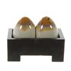 Image 1 : Ceramic Egg Salt & Pepper Set  (DEC-154)