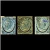 Image 1 : 1865 Scarce Italy 20c Overprint Stamp Set 3pcs (STM-1219)