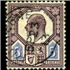 Image 1 : 1911 Britain Edward 5p Stamp ERROR (STM-0795)