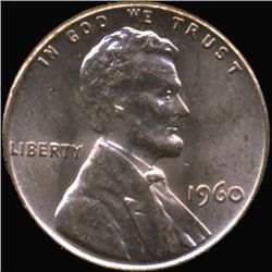 1960 Lincoln 1c BU Overweight ERROR (COI-13283)