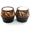 Mango Wood Candle Holder Pair (DEC-760)