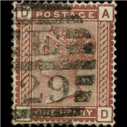 1880 Britain 1p Victoria Stamp (STM-0738)