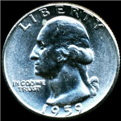 1959 Washington 25c MS65/66 Underweight ERROR (COI-12169)