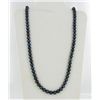 Black Iridescent Top Saltwater Pearl Necklace (JEW-1920)