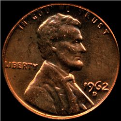1962D Lincoln 1c BU ERROR (COI-10376)