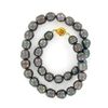 Saltwater Baroque Black Pearl Necklace (JEW-250F)