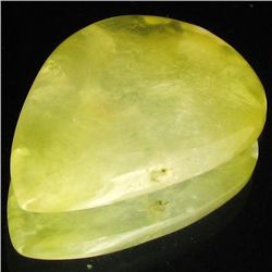 30.8ct Lemon Prehnite Cabochon (GEM-35688)