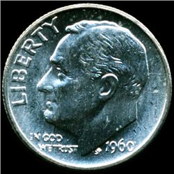 1960 FDR Silver 10c MS66 Full Bands (COI-11645)