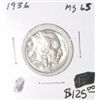 Image 1 : 1936 BUFFALO NICKEL RED BOOK VALUE IS $125.00 *EXTREMELY RARE MS-65 HIGH GRADE*!!
