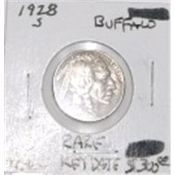 1929 BUFFALO NICKEL RED BOOK VALUE IS $20.00 *RARE EXTRA FINE GRADE*!!