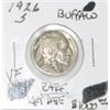 Image 1 : 1926-S BUFFALO NICKEL RED BOOK VALUE IS $1000.00 *EXTREMELY RARE VERY FINE GRADE*!!