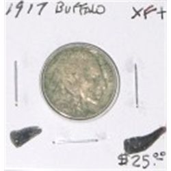 1917 BUFFALO NICKEL RED BOOK VALUE IS $25.00 *RARE EXTRA FINE+ GRADE*!!