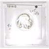 Image 1 : 1914-S BUFFALO NICKEL RED BOOK VALUE IS $50.00 *RARE KEY DATE FINE GRADE*!!