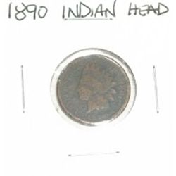 1890 INDIAN HEAD PENNY *RARE KEY NICE PENNY PLEASE LOOK AT PICTURE TO DETERMINE GRADE*!!