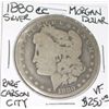 Image 1 : 1880-CC *CARSON CITY MORGAN SILVER DOLLAR EXTREMELY RARE KEY DATE RED BOOK VALUE IS $250.00 VF GRADE