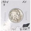 Image 1 : 1924-D BUFFALO NICKEL RED BOOK VALUE IS $250.00 *EXTREMELY RARE KEY DATE EXTRA FINE GRADE*!!