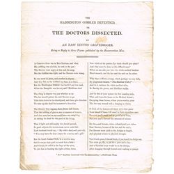 GRAVE ROBBING : -. The Haddington Cobbler [i.e.Wm. Smith] defended, or the doctors dissected. By an 