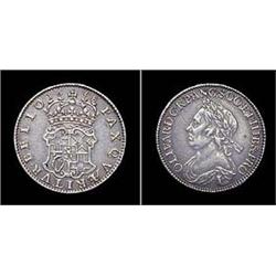 Oliver Cromwell, Lord Protector (1653-58), halfcrown, 1658, with lettered edge, small scratch before