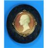 English School (19th century),Portrait of a gentleman in profile, in the manner of a fictive cameo,o