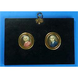 Attributed to Richard Cosway (1742-1821),Portrait of a gentleman, bust length, wearing a powdered wi