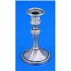 Image 1 : A Victorian taper stick with octagonal vase shaped capital and baluster stem on round base, London 1