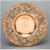 Image 1 : An Arts and Crafts cast copper circular wall plaque, embellished on the broad rim with stylised carn