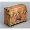 Image 1 : An Arts and Crafts copper and brass stationery box, of rectangular shape with internal divisions, th