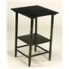 Image 1 : An ebonised 'Aesthetic Movement' occasional table, after a design by E W Godwin, the square top supp