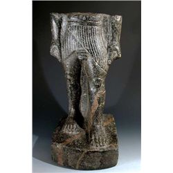 An Egyptian Granite Torso - The Striding King