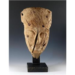 An Egyptian Wooden Mummy Mask