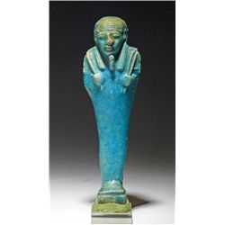 An Egyptian 26th Dynastic Faience Ushabti