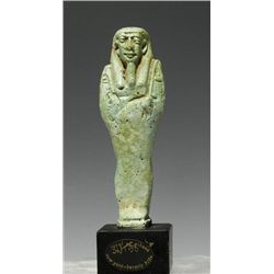 An Egyptian Faience Ushabti, ex-Royal Athena
