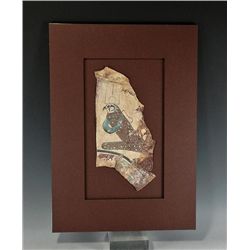 An Egyptian Cartonnnage Panel - Horus