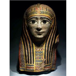 An Egyptian Cartonnnage Mummy Mask