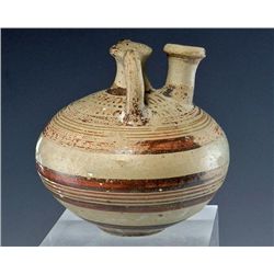 A Greek Mycenaean Stirrup Vessel