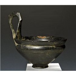 An Etruscan Buchero Ware Kyathos