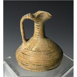 A Greek Geometric Pottery Oinochoe / Lagynos