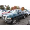 Image 1 : 1996 GREEN DODGE RAM 1500 2DR PU GAS V6/3.9L
