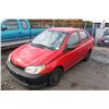 Image 1 : 2001 RED TOYOTA ECHO 4DR SDN GAS 1.5L AUTOMATIC