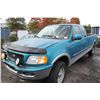 Image 1 : 1997 GREEN FORD F-150 XLT 3DR PU 283,253KM GAS
