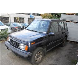 1995 BLUE SUZUKI SIDEKICK 4DR HB 89,045KM GAS