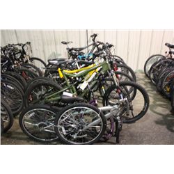 GREY FRONT SUSPENSION MOUNTAIN BIKE