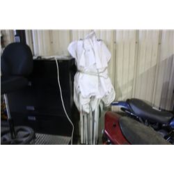 WHITE PORTABLE TENT BUILDING