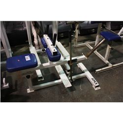 BLUE & WHITE APEX CURL BENCH